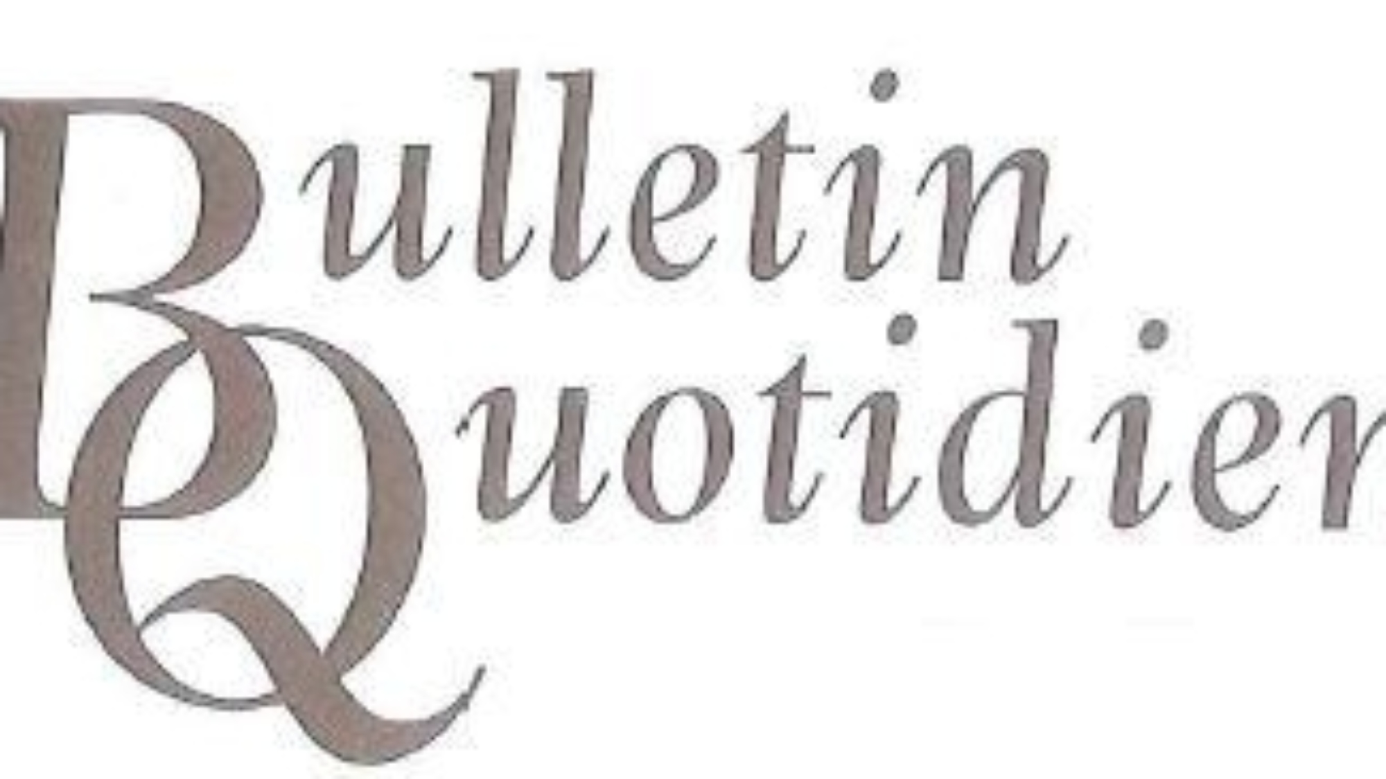 Bulletin-quotidien
